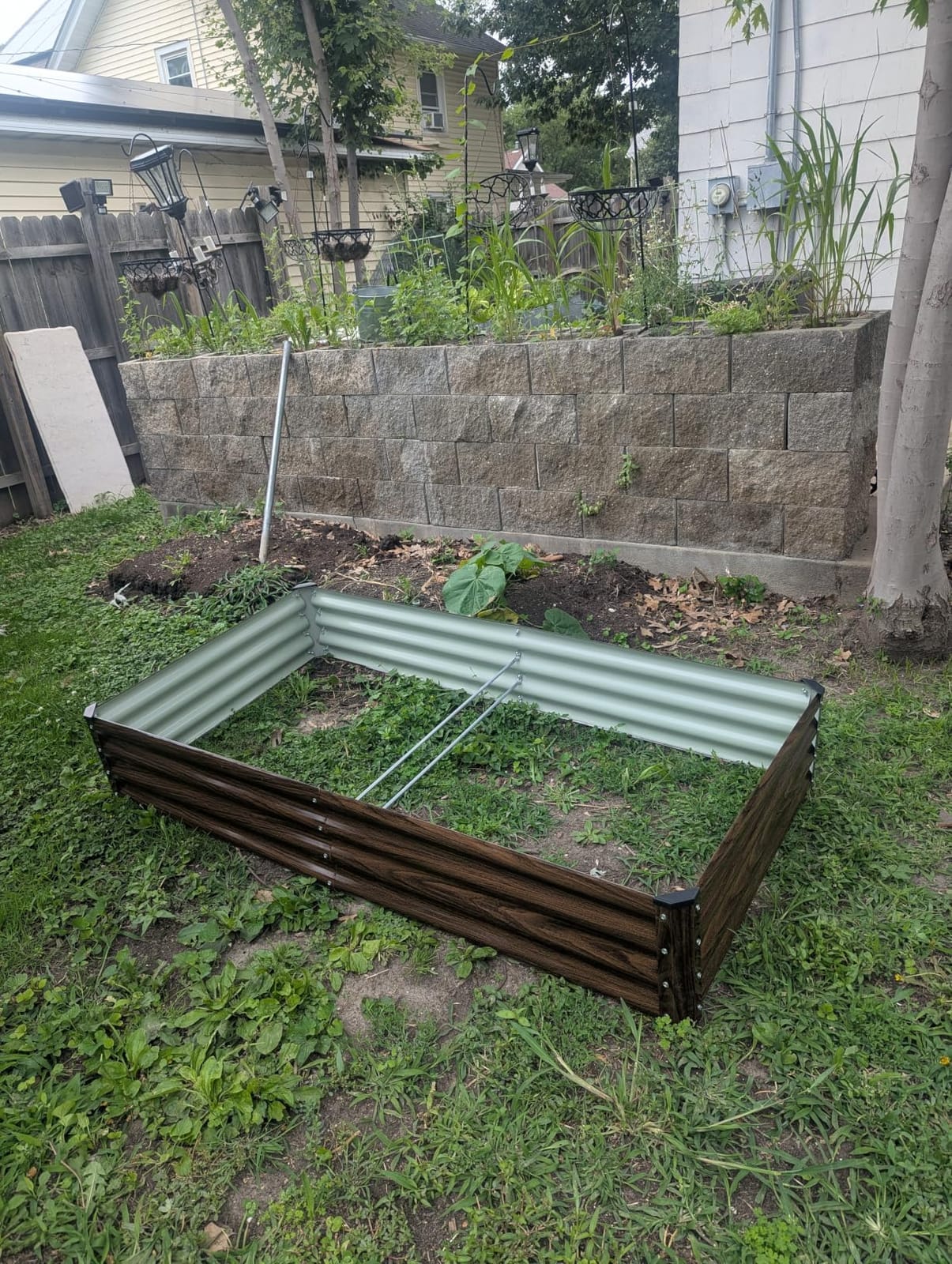 SnugNiture Galvanized Raised Garden Bed 8x4x2FT Outdoor Large Metal Planter Box Steel Kit for Planting Vegetables, Flowers customer photo 2