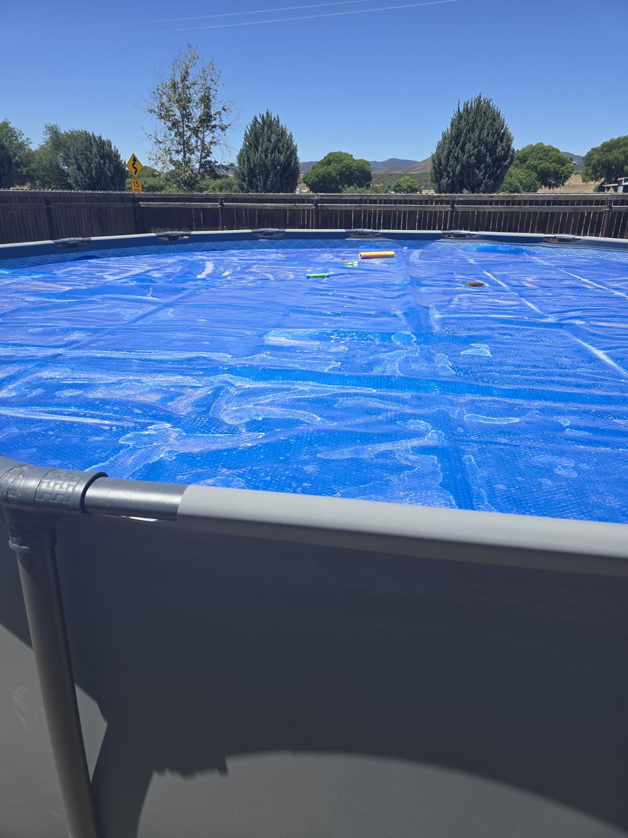 VINGLI 16x32ft Solar Pool Cover 12mil Rectangle Blue customer photo 2