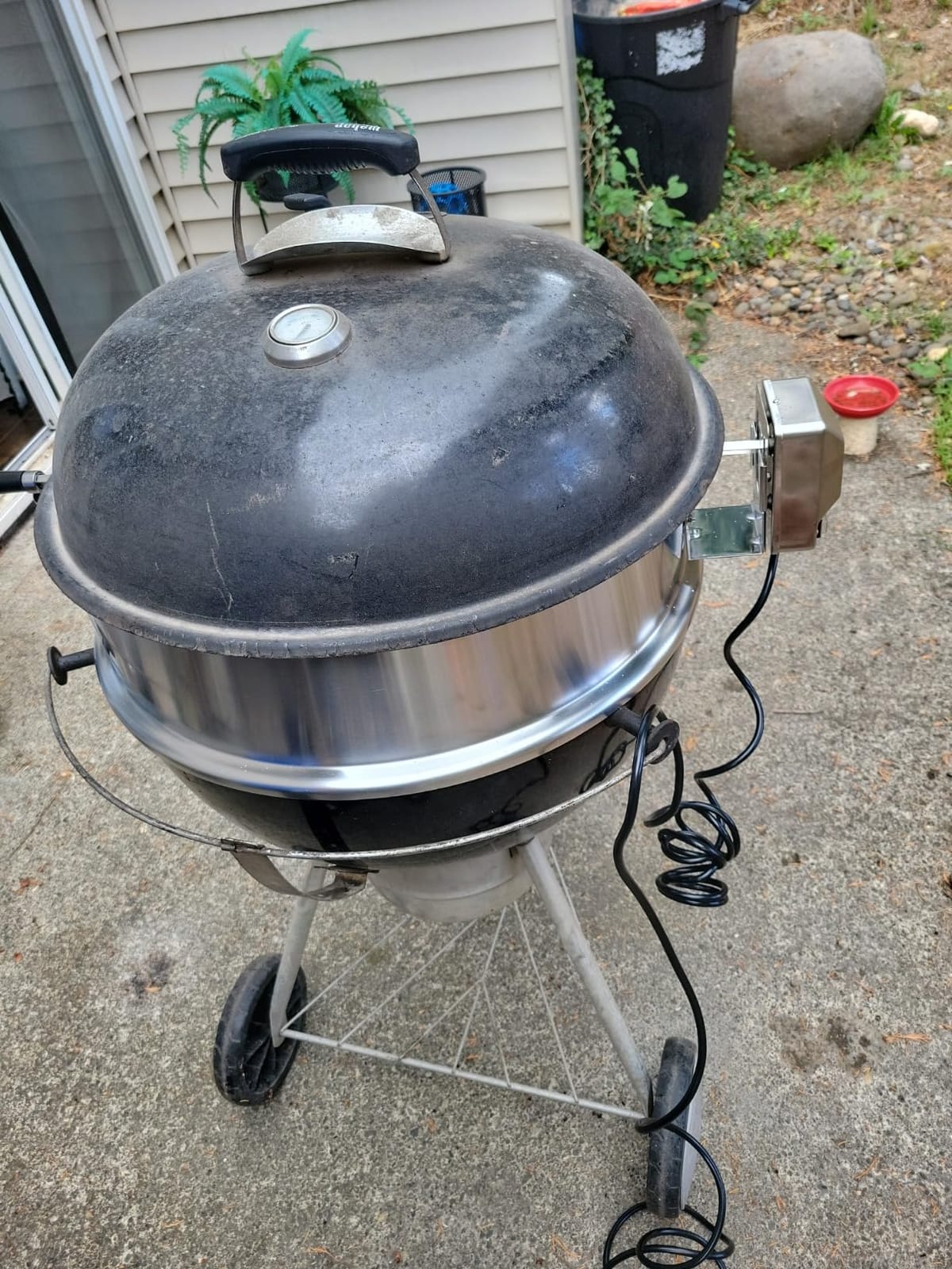 Skyflame Charkettle Rotisserie Ring Kit for Weber 22-Inch Kettle, Black customer photo 1