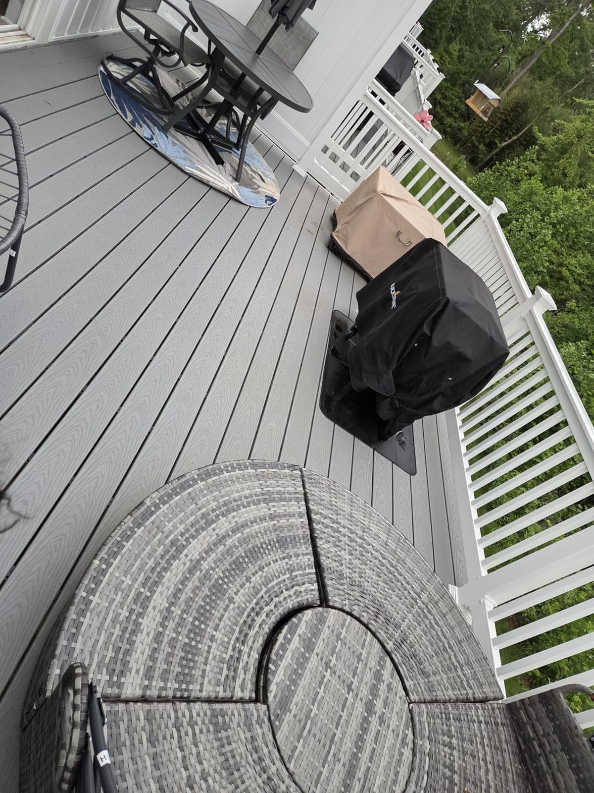 48 x 30 inches Under Grill Mats for Outdoor Grill Patio & Deck BBQ customer photo 1