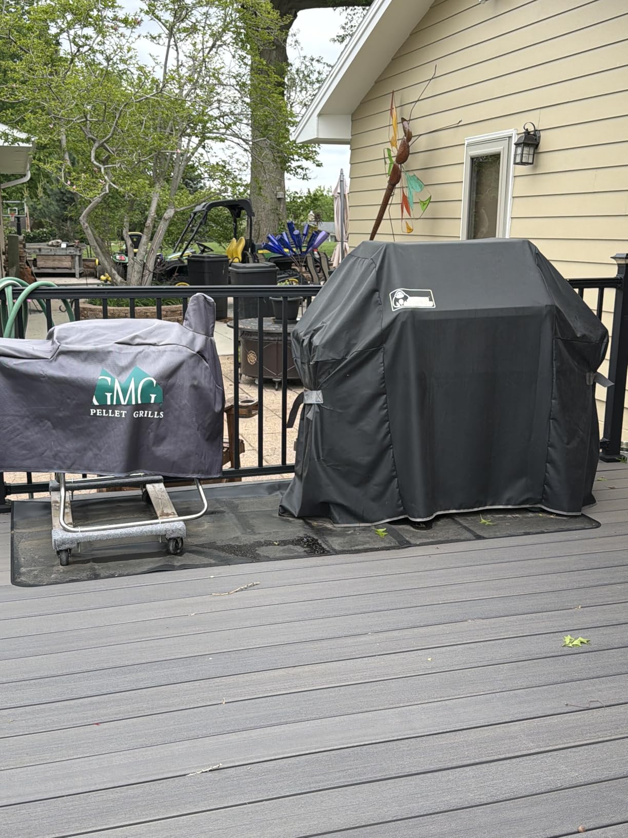 48 x 30 inches Under Grill Mats for Outdoor Grill Patio & Deck BBQ customer photo 2