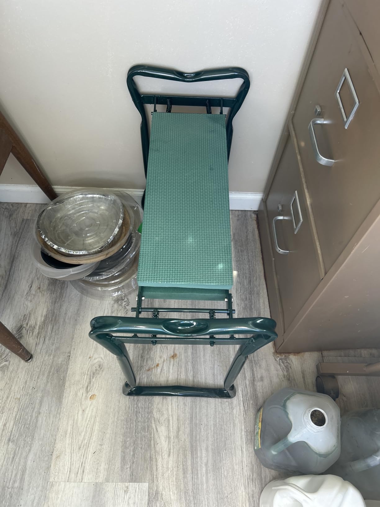 Pure Garden 2-in-1 Foldable Garden Kneeler and Seat, Gray customer photo 1