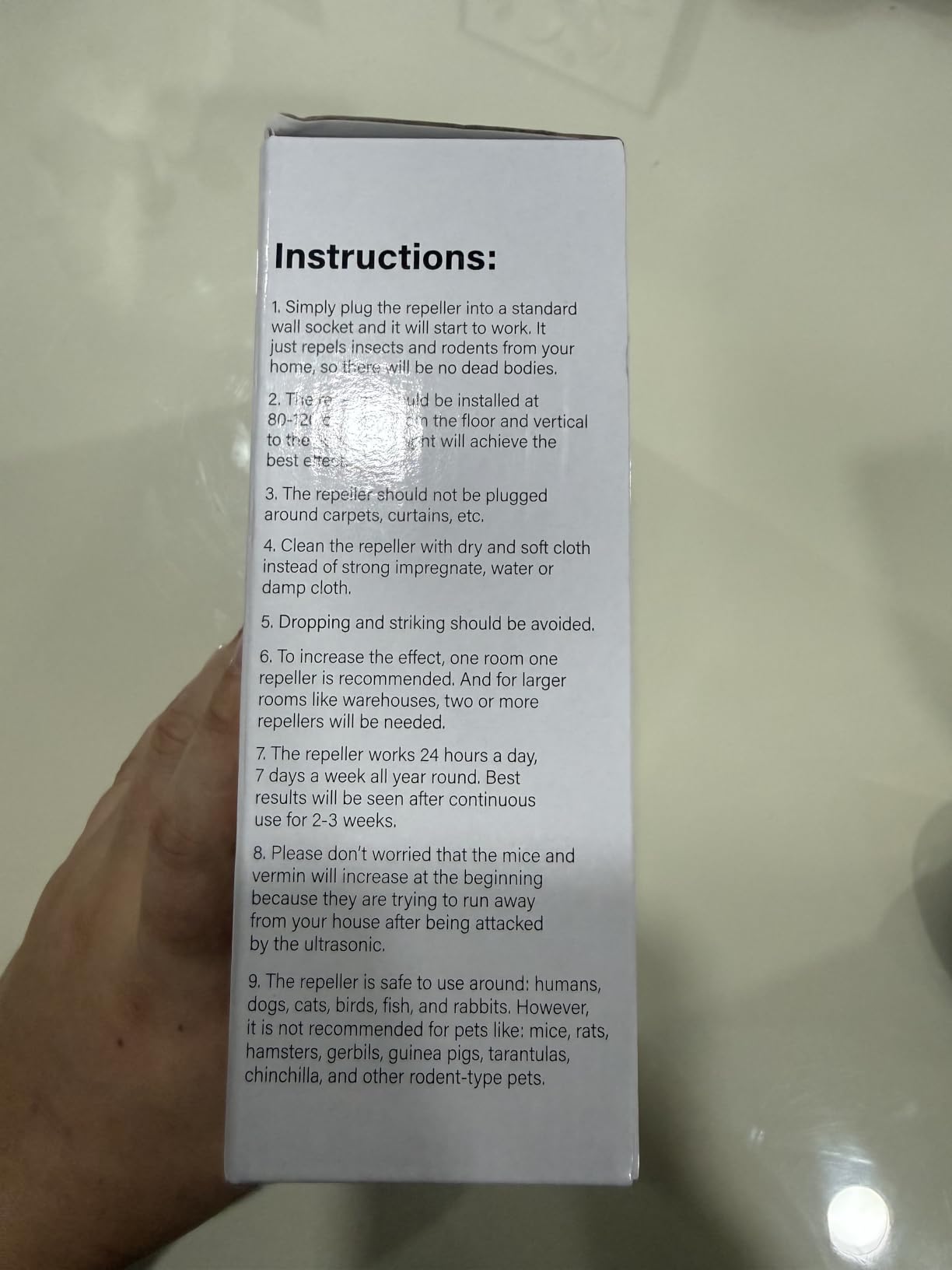 2026 Upgraded Ultrasonic Indoor Pest Repeller, 3-Mode Mouse Traps, 6 Pack customer photo 1