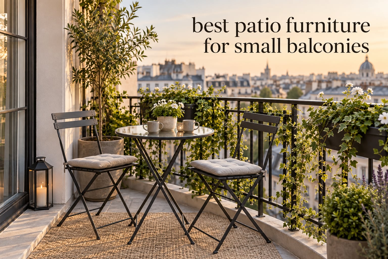 best patio furniture for small balconies
