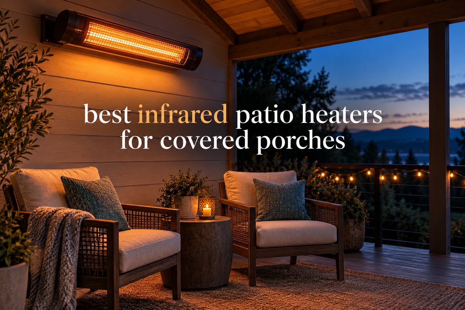 best infrared patio heaters for covered porches