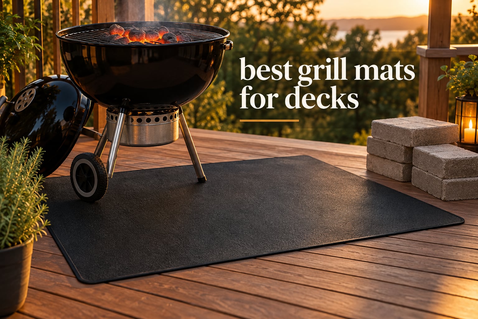 best grill mats for decks