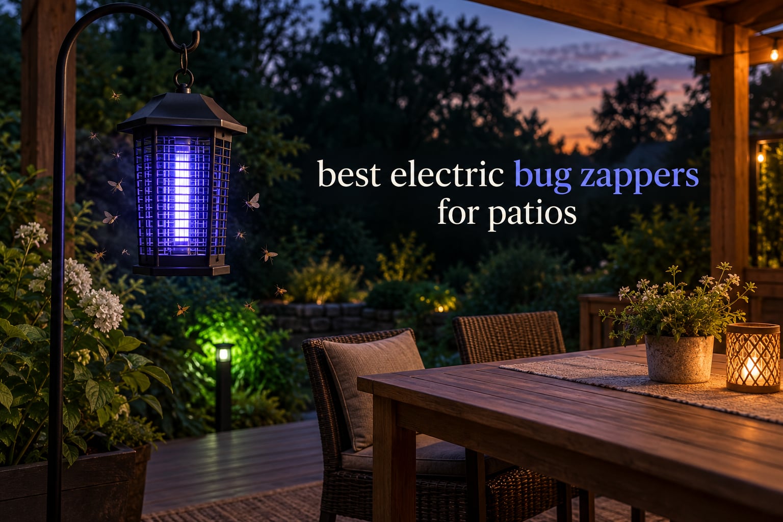 best electric bug zappers for patios
