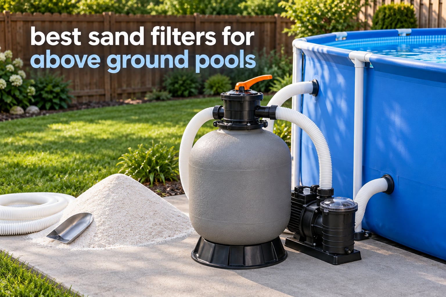 best sand filters for above ground pools