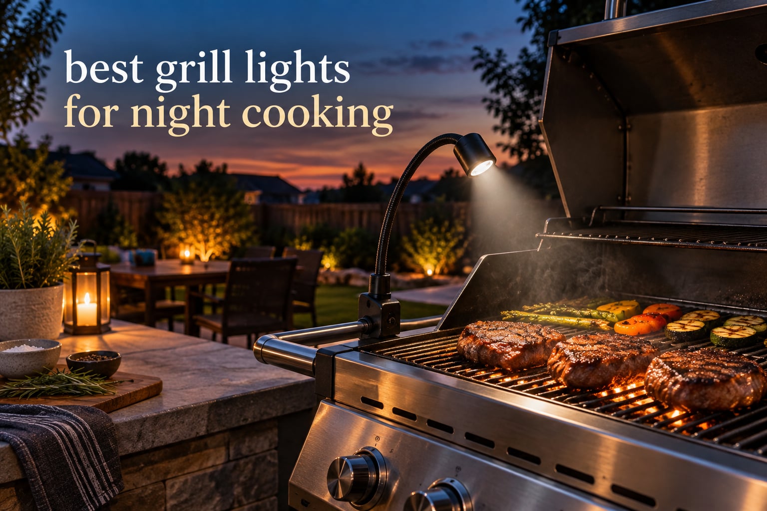 best grill lights for night cooking