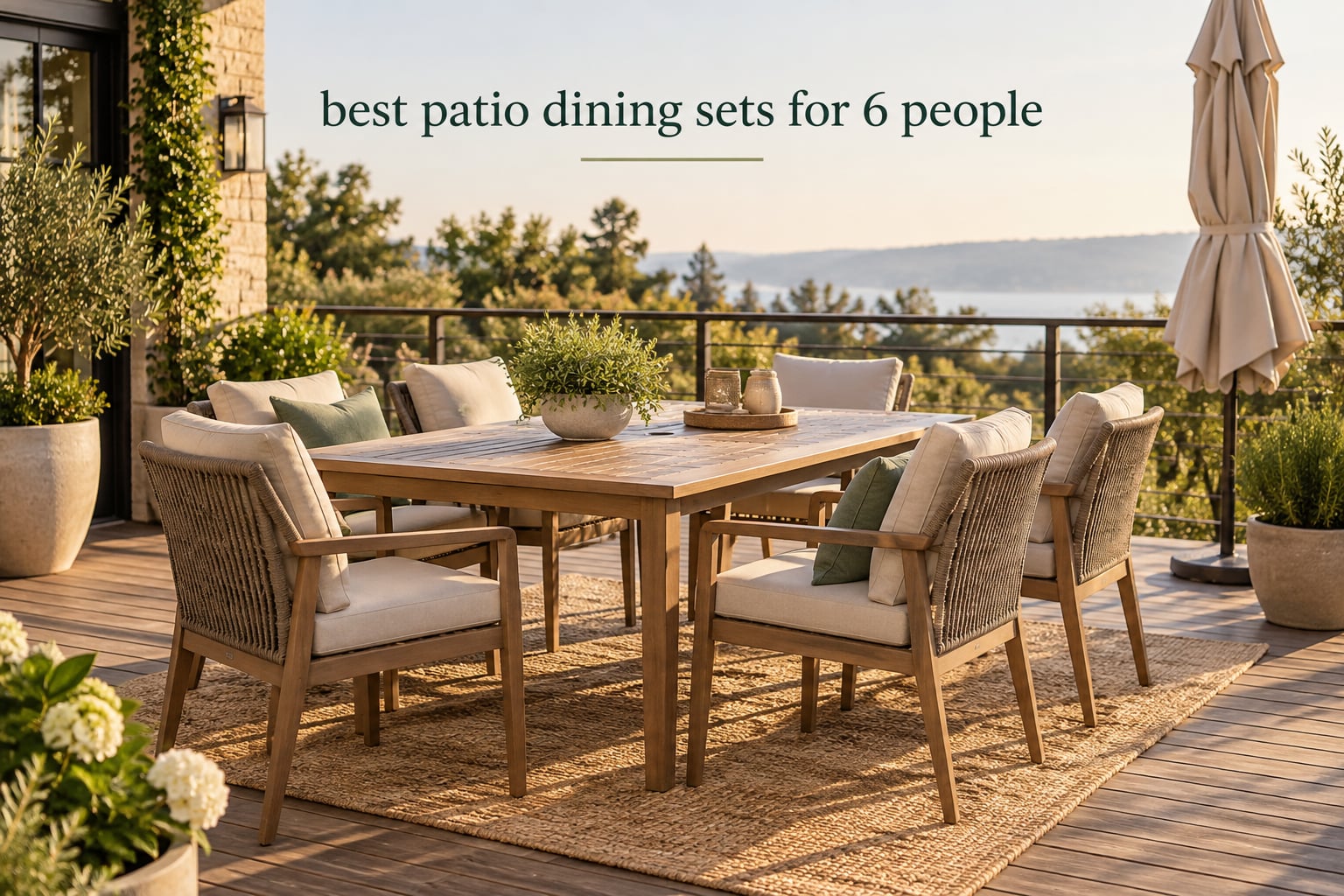 best patio dining sets for 6 people