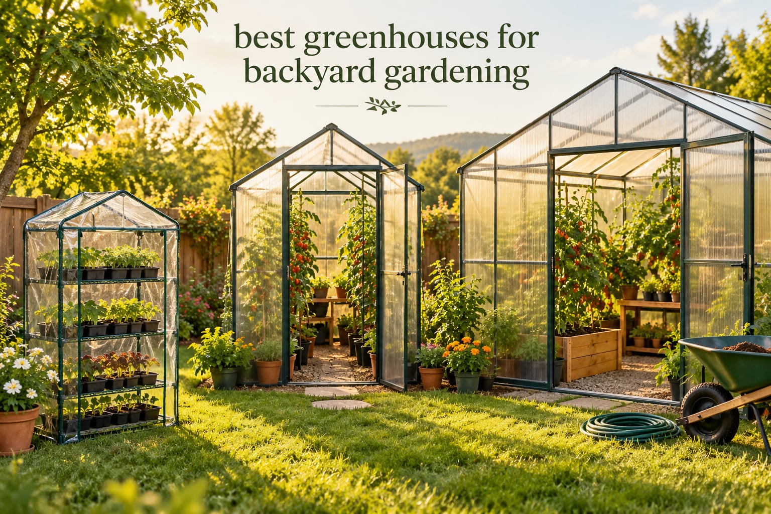 best greenhouses for backyard gardening