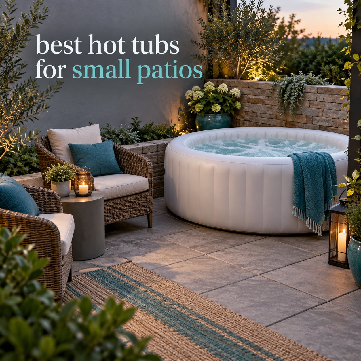 best hot tubs for small patios